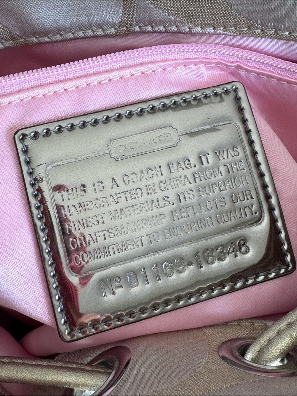Coach Poppy Signature Backpack - Picture 9 of 9